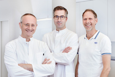 Gründer und geschäftsführende Partner: Dr. med. Arnd Bunse, Dr. med. Hanno Elsner und Dr. med. Dipl.